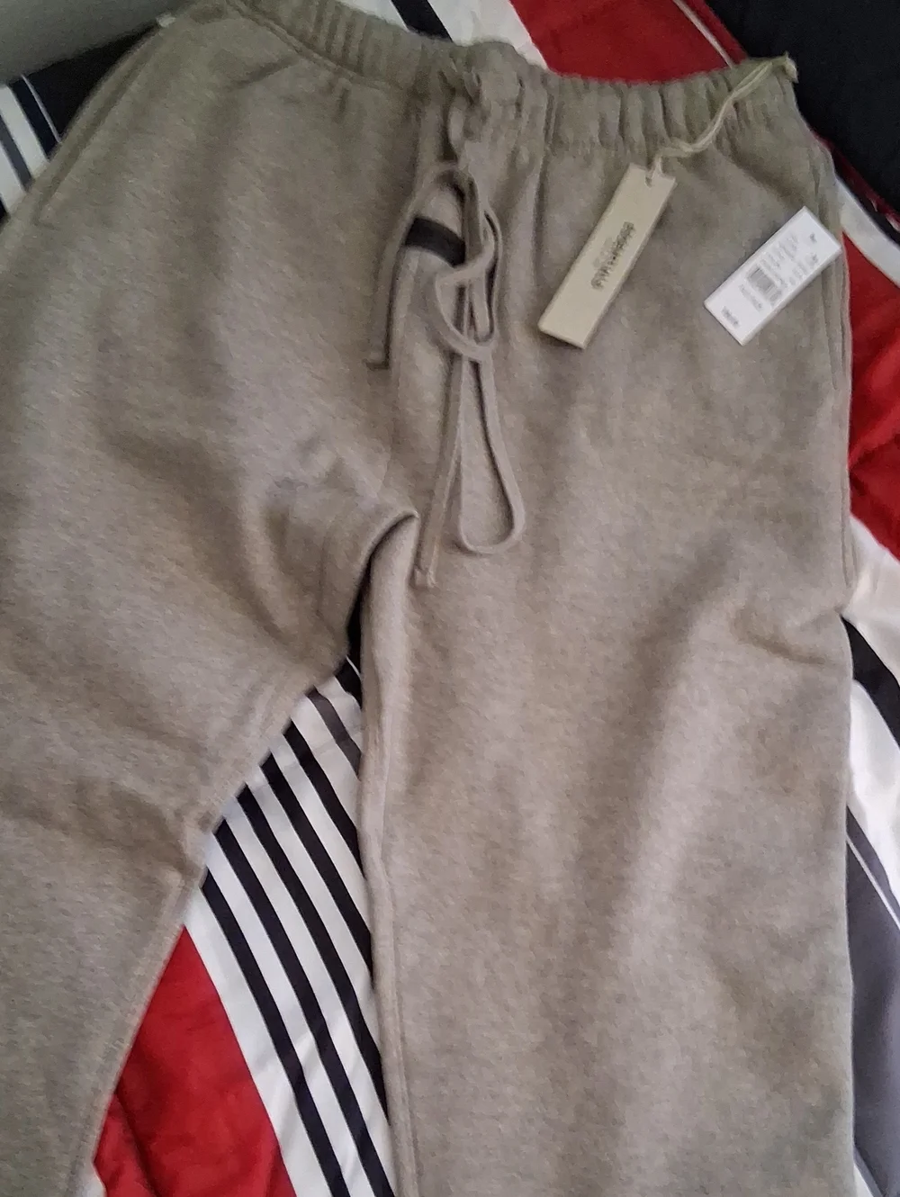 Fear of God Taupe Drawstring Sweatpants